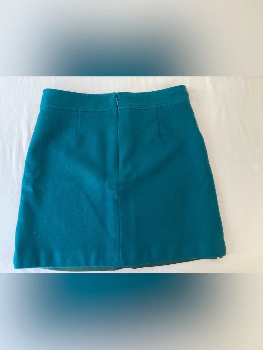 J. Crew Green Mini Skirt